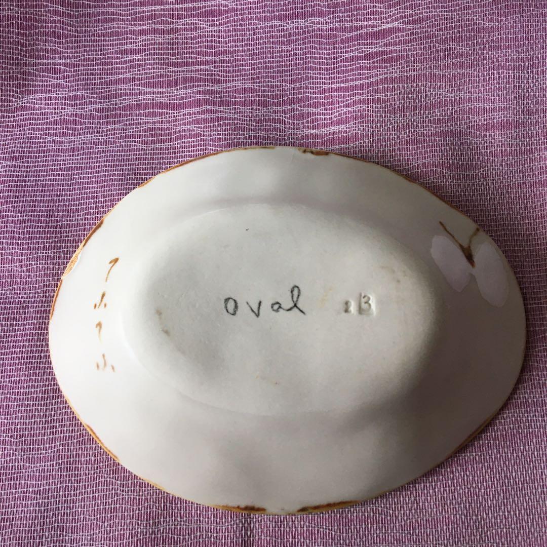 石木文　プレート　てふてふ