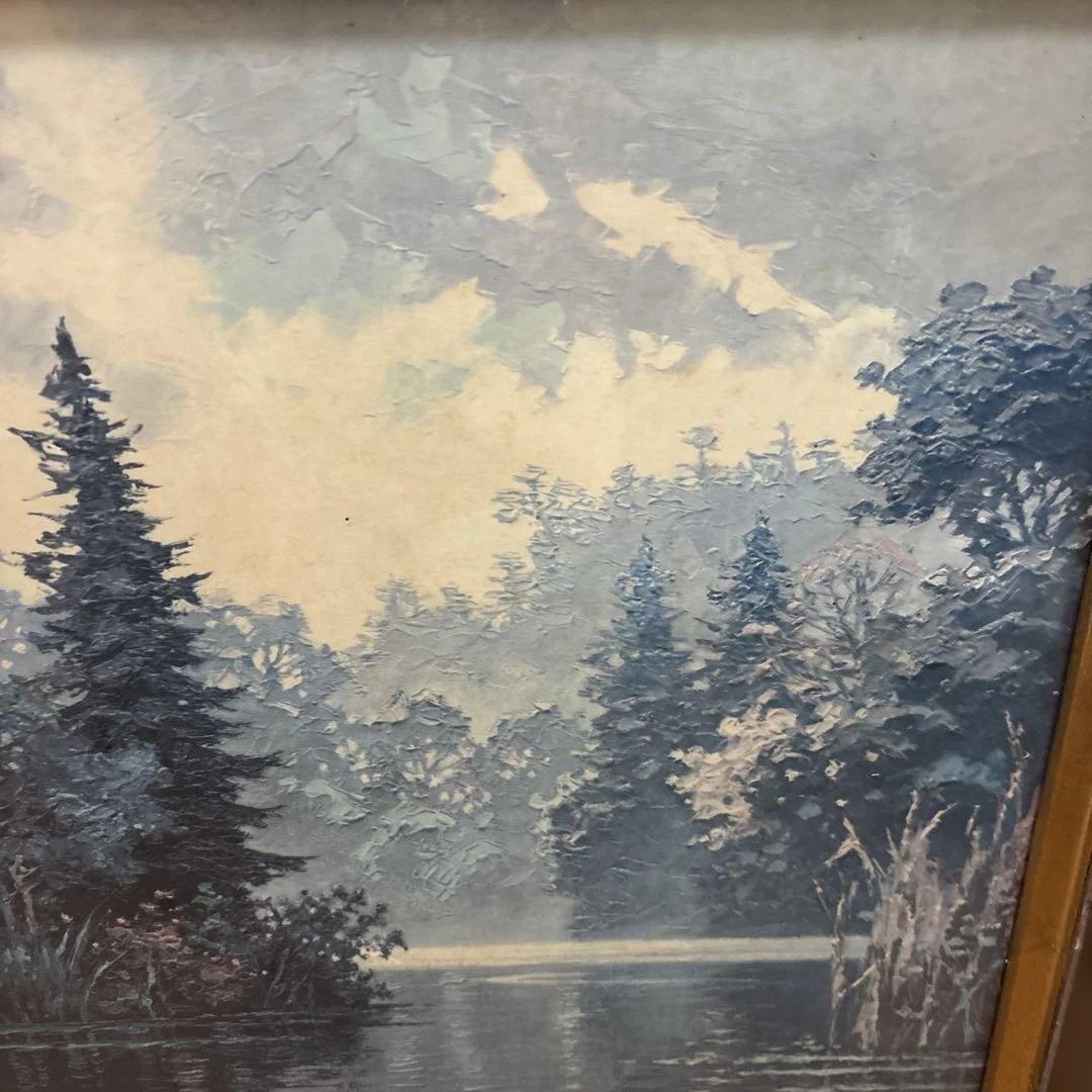 S. WAKALISHI 風景画 1968年制作