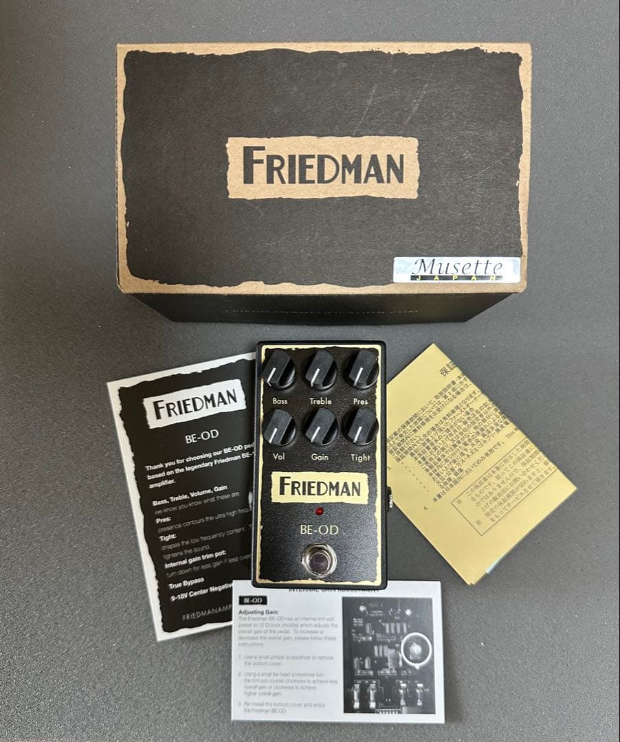 FRIEDMAN フリードマン BE-OD エフェクター 箱有　美品