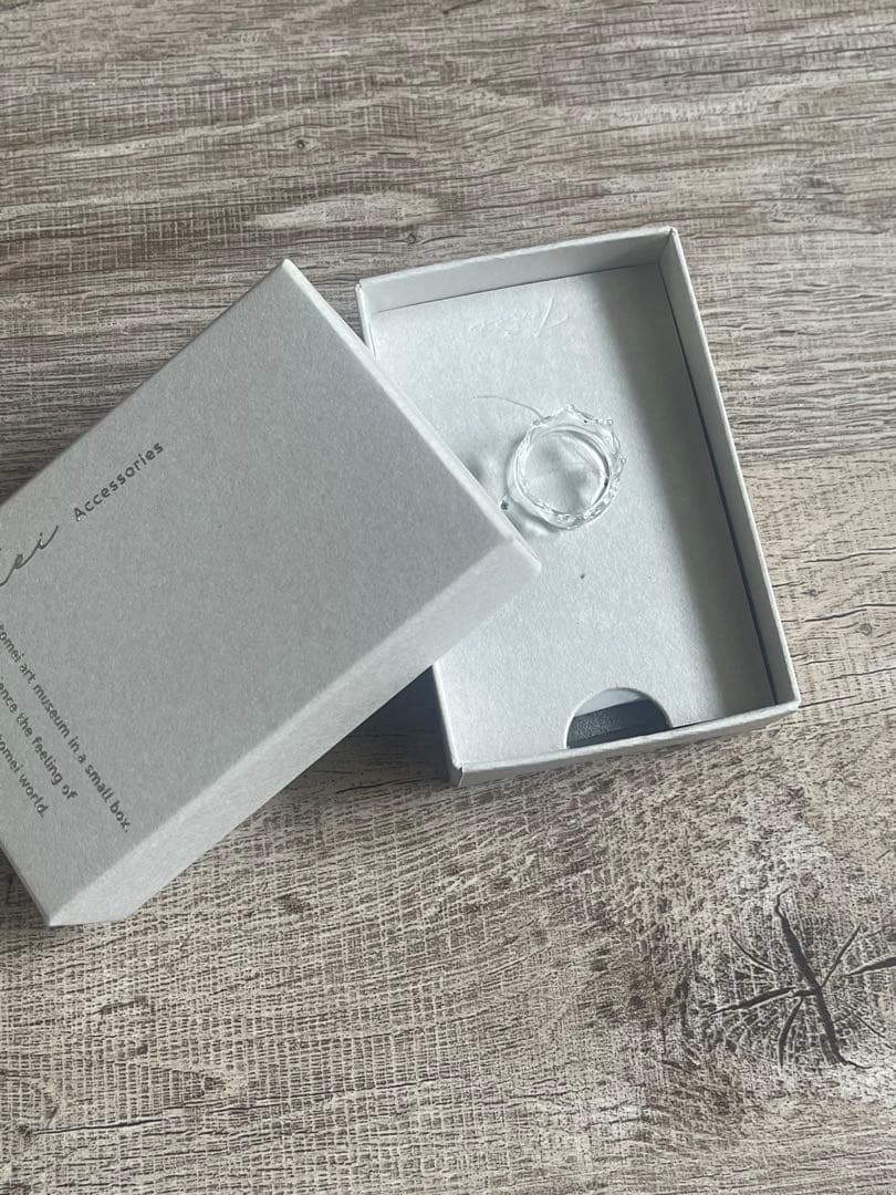 週末値下げ 透明愛好家 tomei Water crown ring 指輪 M