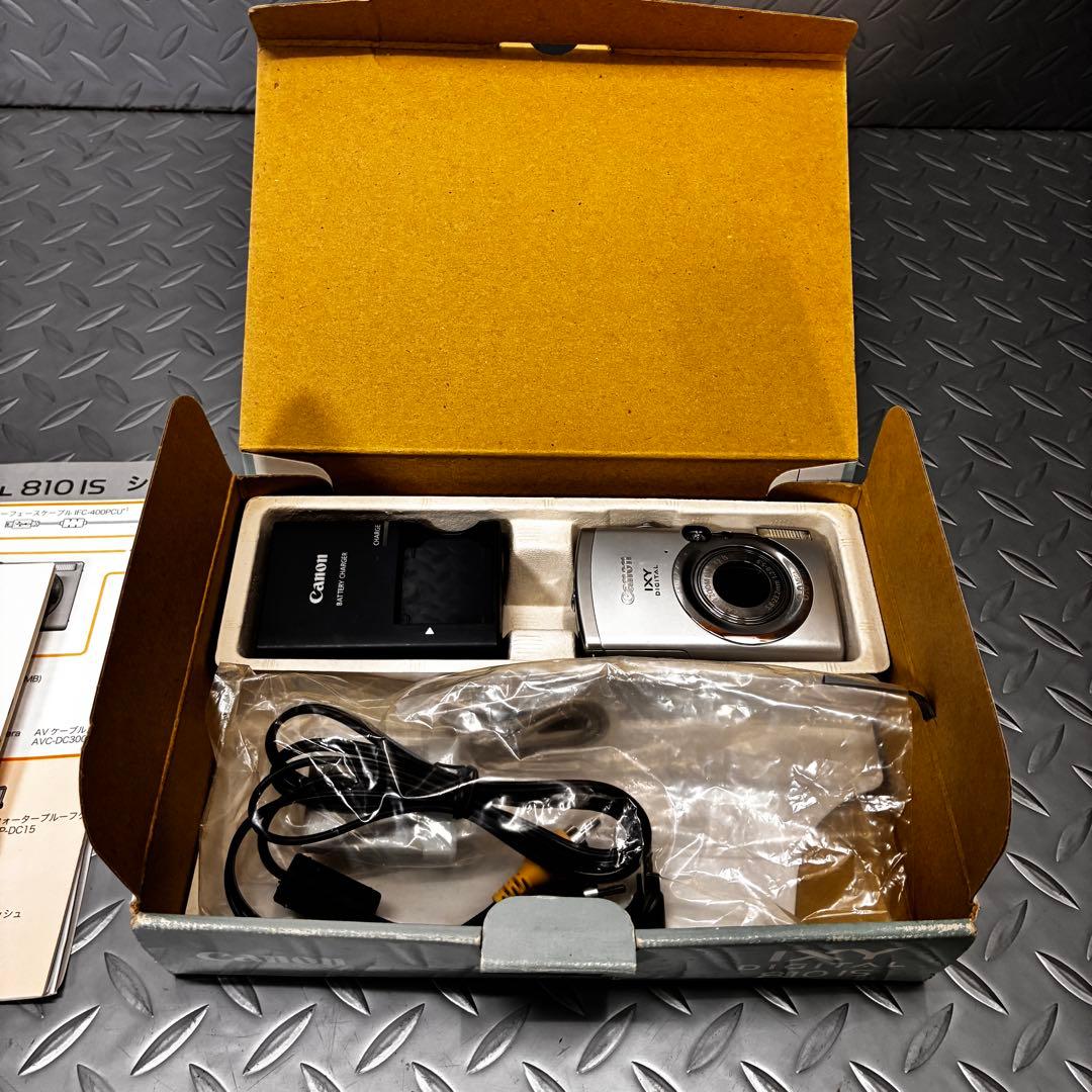 【美品】CANON IXY DIGITAL 810IS シルバー 付属品多数