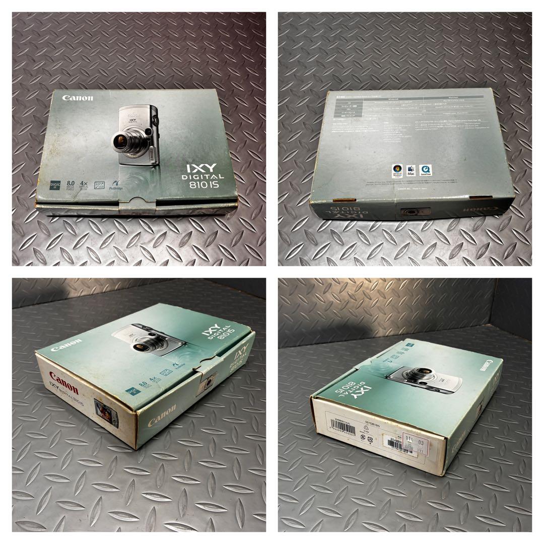 【美品】CANON IXY DIGITAL 810IS シルバー 付属品多数