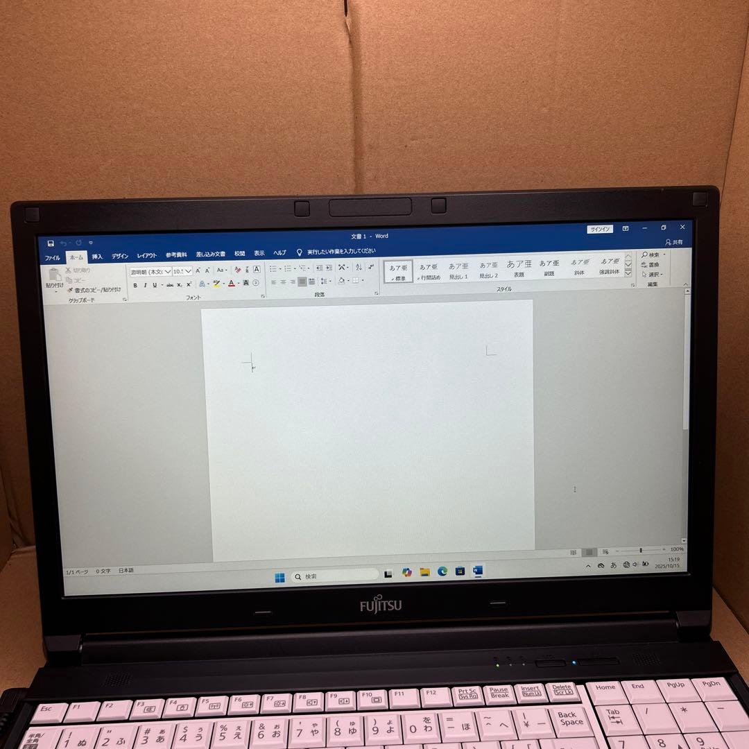 富士通 LIFEBOOK A577/S Office 16GB/512GB