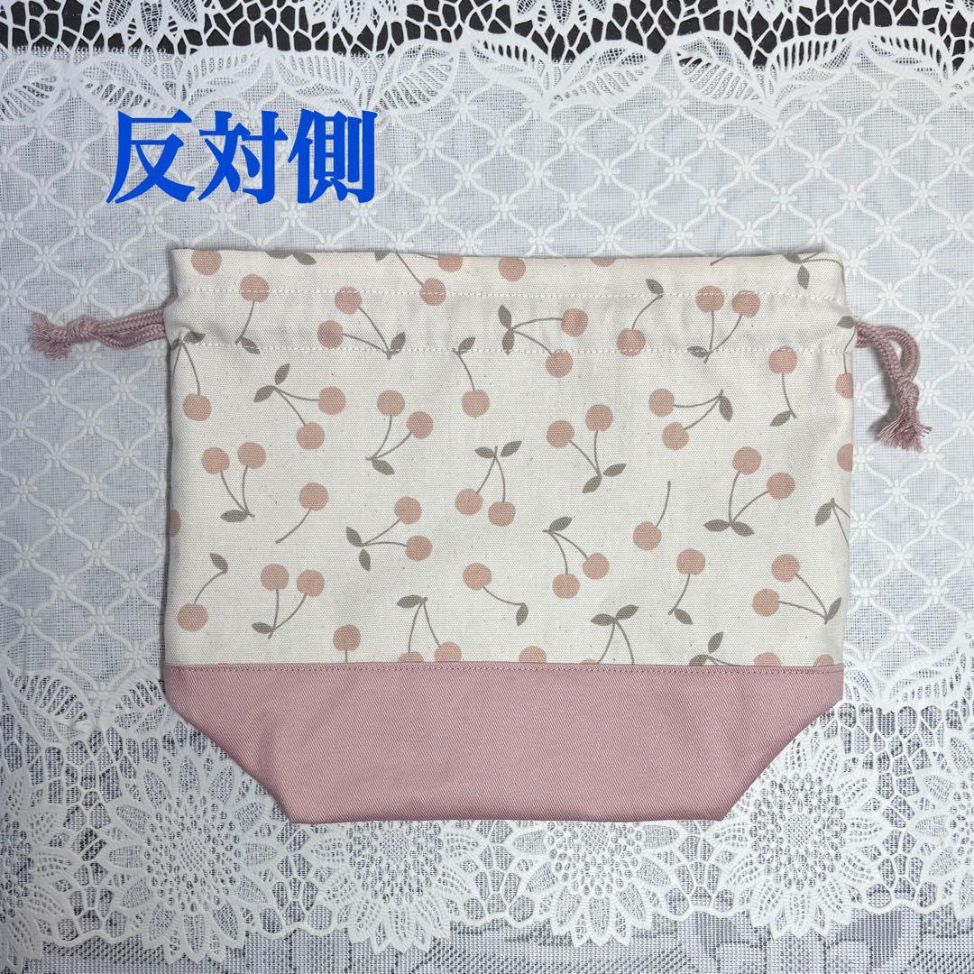 入園入学準備　5点セット　女の子　チェリー柄　ハンドメイド