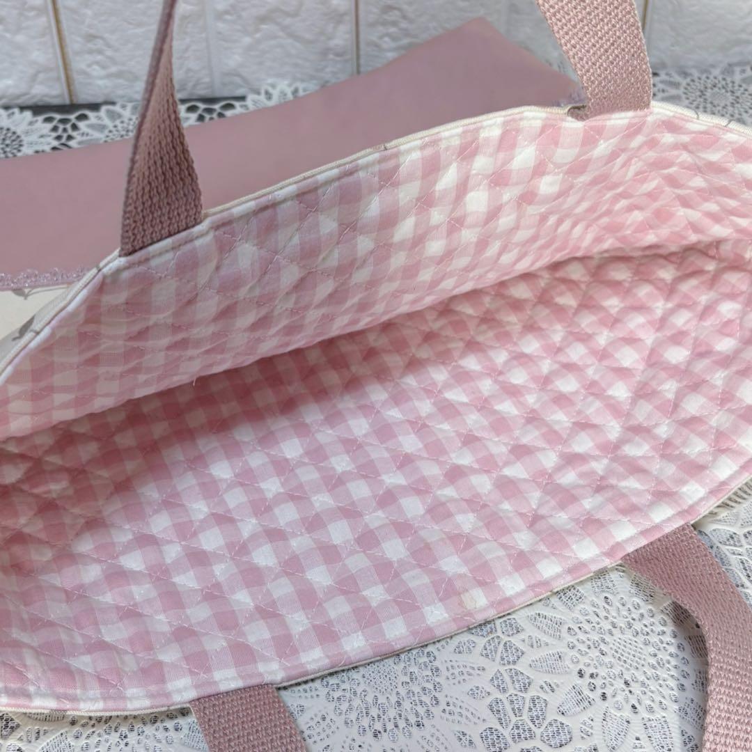入園入学準備　5点セット　女の子　チェリー柄　ハンドメイド