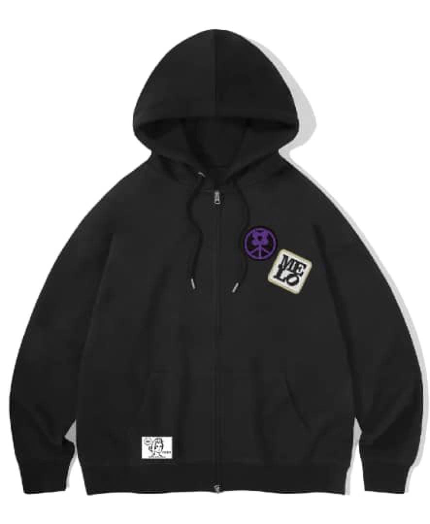 マウスラビット　パーカー　チャコール　イェソン　韓国