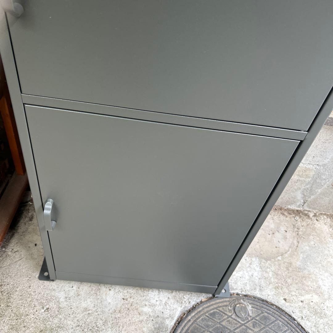新品未使用⭐︎ Liebe宅配ボックス ポスト 宅配BOX グレー