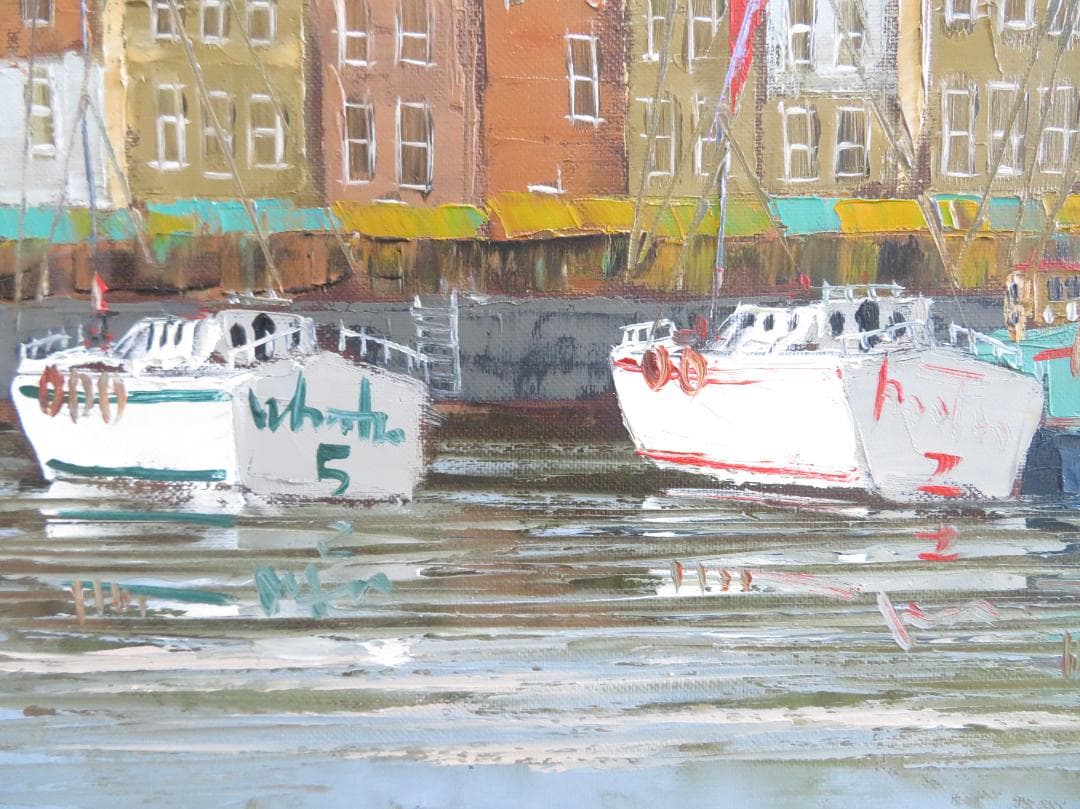 ◆　ちょび　黒沢 久　「オンフルール」　油彩6号　彩日会委員　◆