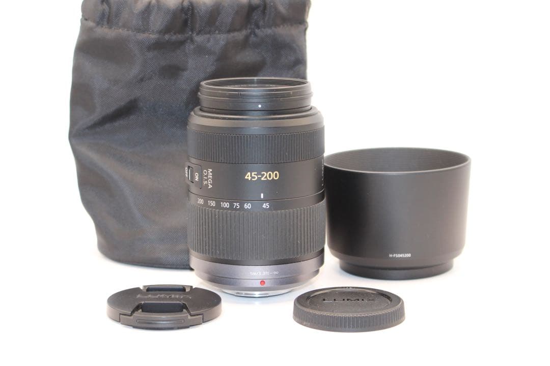 ★収納袋付★ LUMIX 望遠レンズ　45-200mm パナソニック　美品