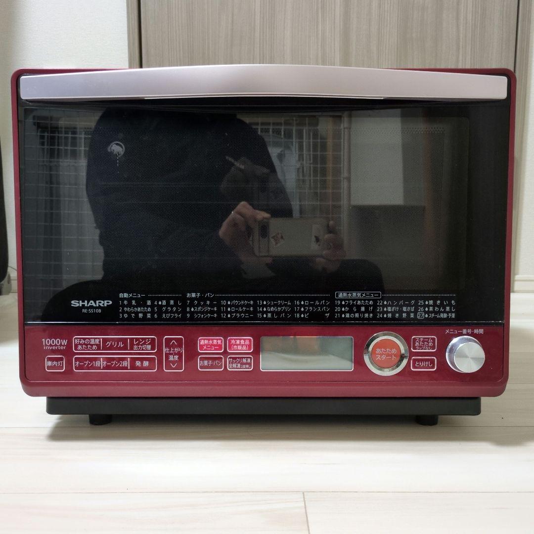 SHARP オーブンレンジ RE-SS10B-R 2018年製