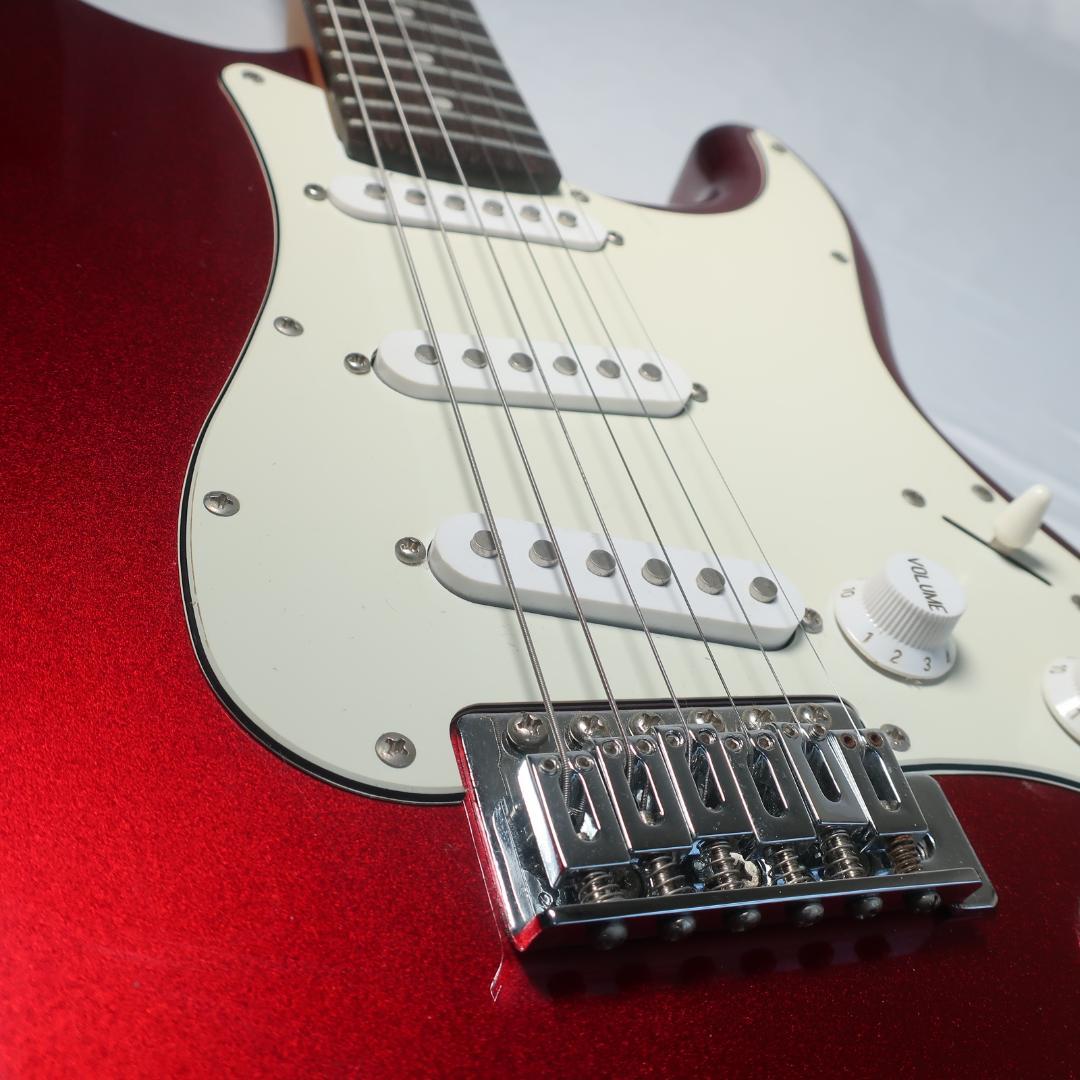 Photogenic エレキギター レッド ストラトキャスタータイプ