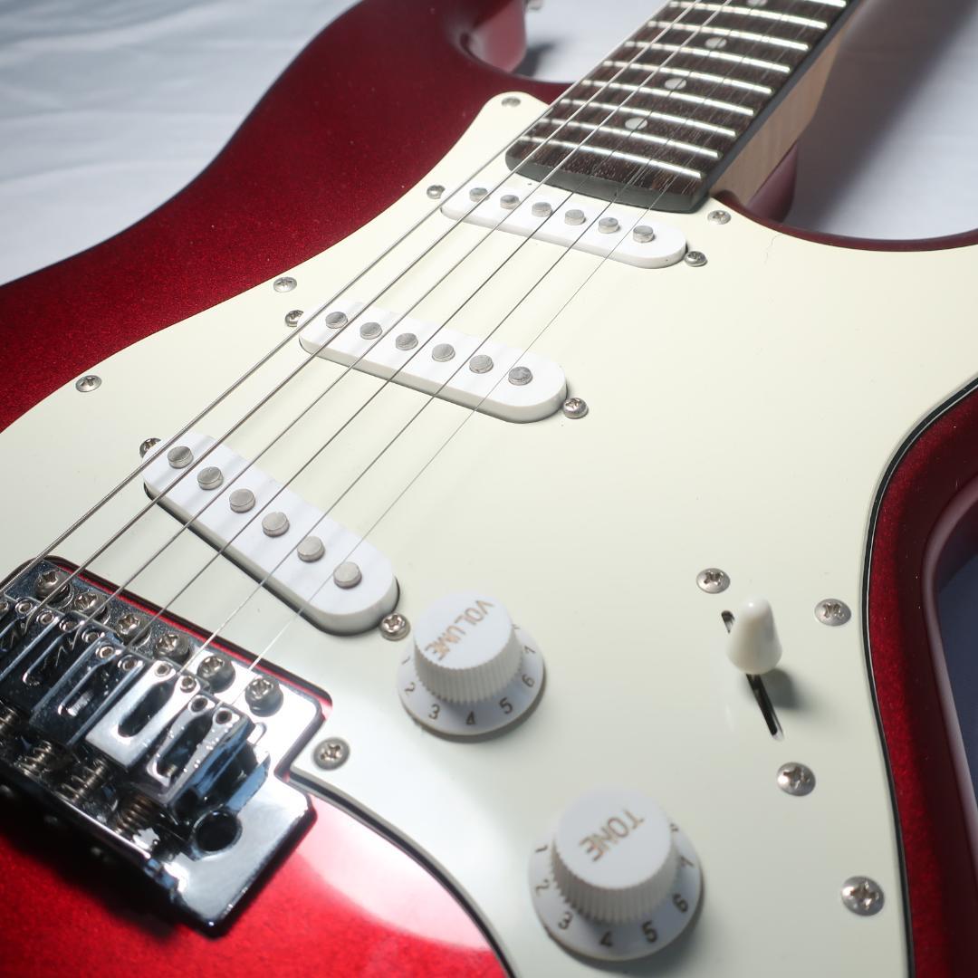 Photogenic エレキギター レッド ストラトキャスタータイプ