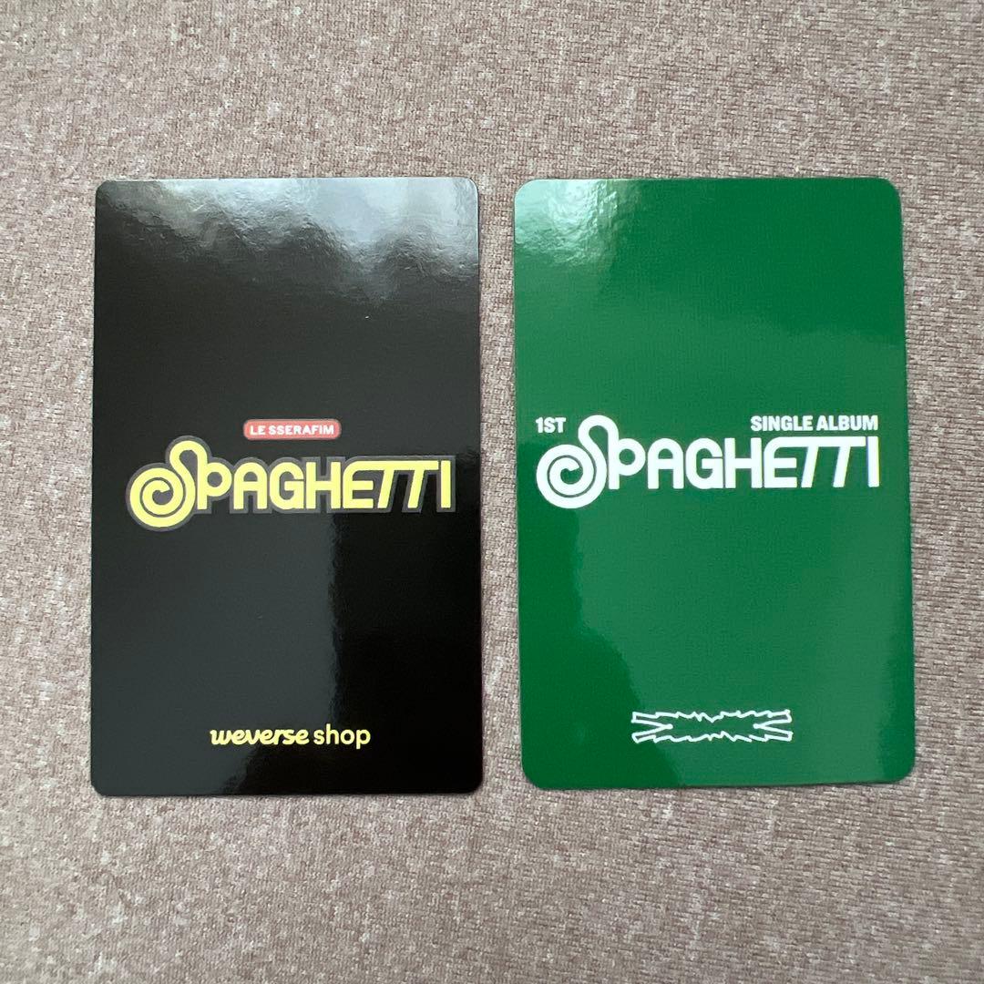 LE SSERAFIM チェウォン spaghetti セブンイレブン