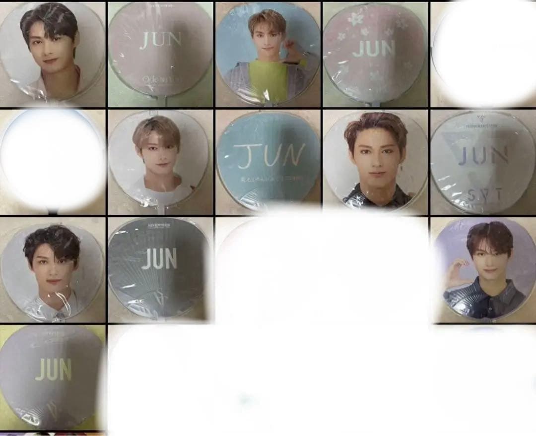 【SALE】SEVENTEEN JUN うちわ6枚セット＋ミニうちわ2枚