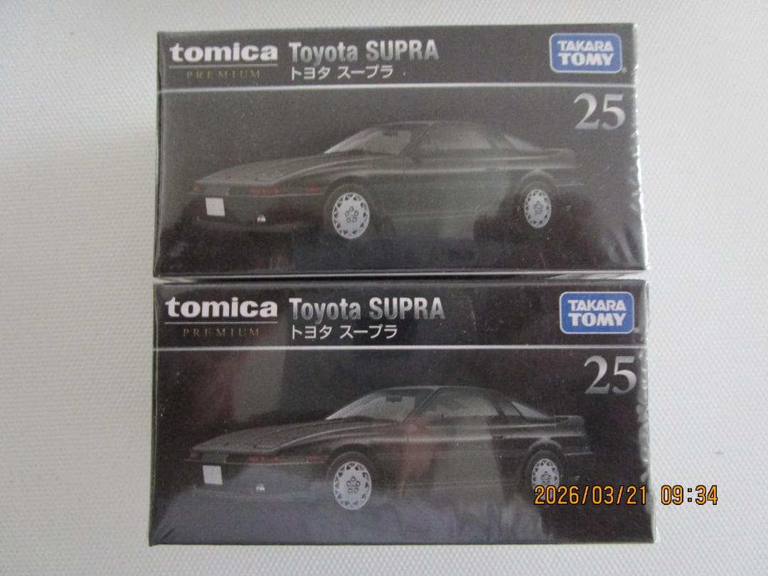 ミニカー　トミカプレミアム　トヨタ７個セット　未開封６個開封のみ１個