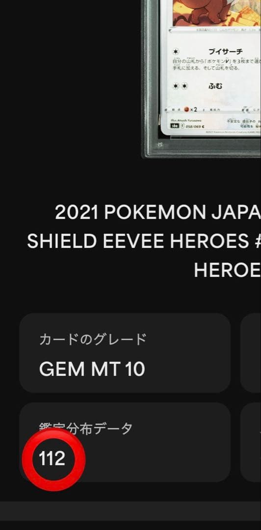 超絶希少　現品限り‼️ PSA10 レックウザ ＆ イーブイ　058