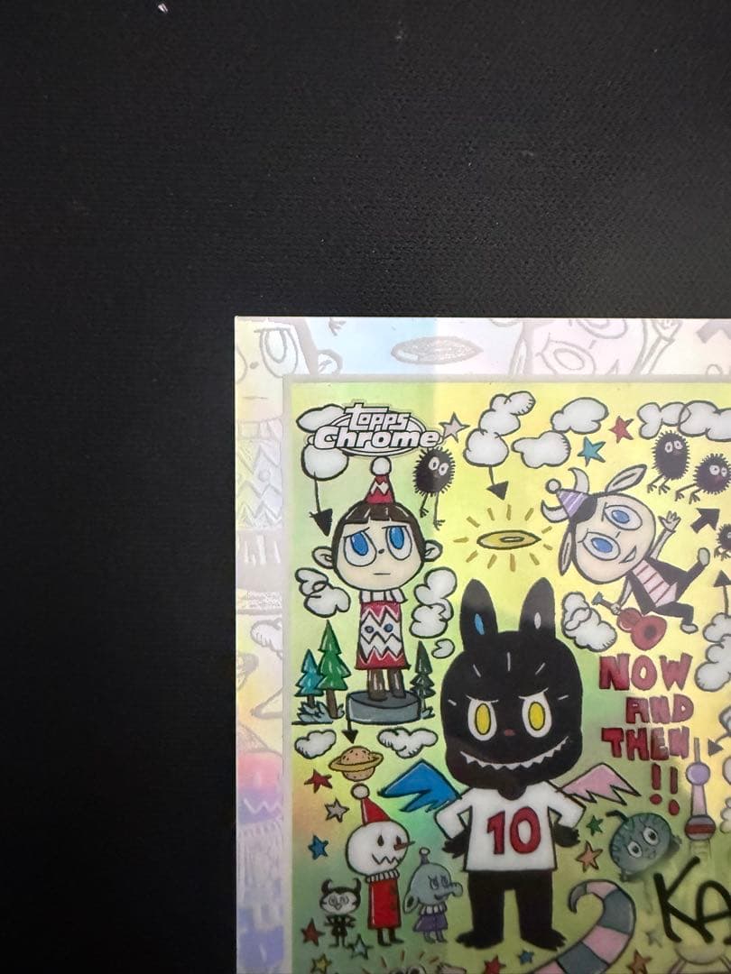 topps Labubu chrome TM01 プリントサイン　ラブブ