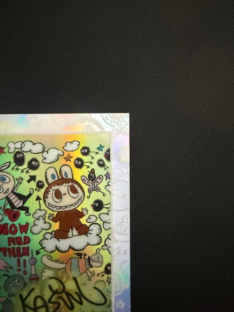 topps Labubu chrome TM01 プリントサイン　ラブブ