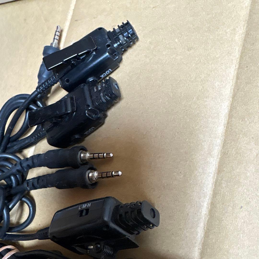 ALINCO 6個セット EME-32A イヤホンマイク 動作未確認