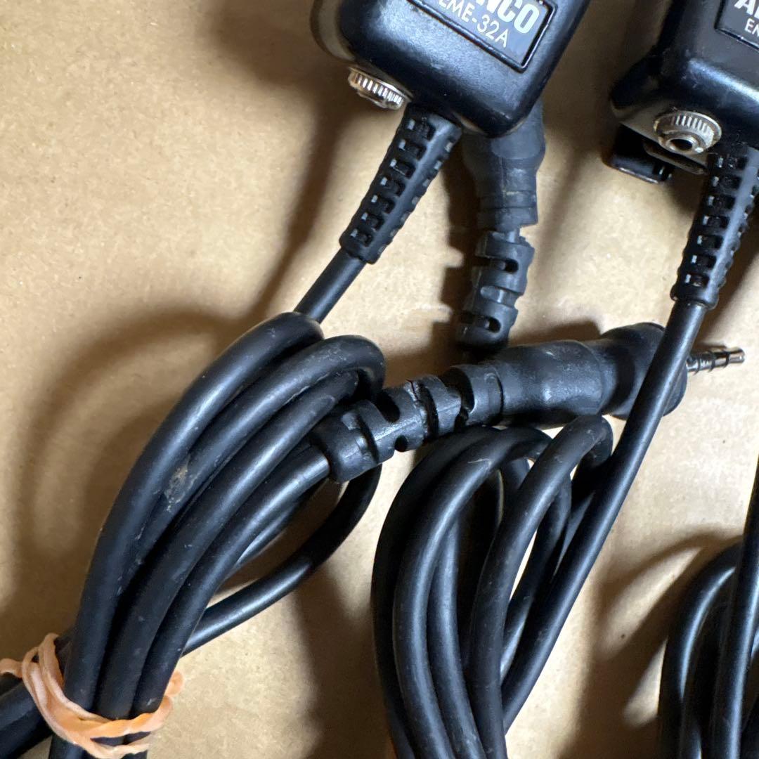 ALINCO 6個セット EME-32A イヤホンマイク 動作未確認