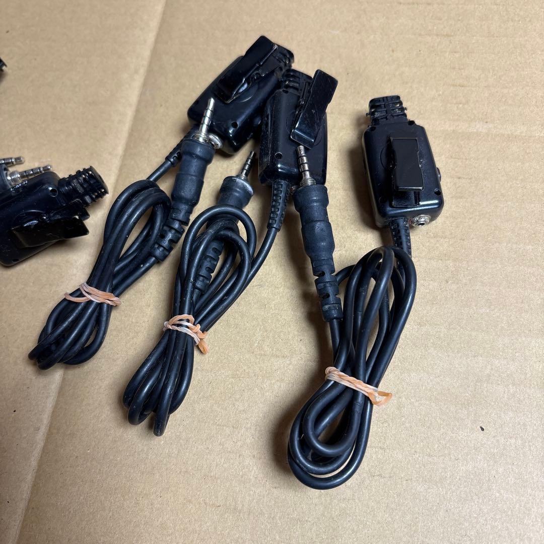 ALINCO 6個セット EME-32A イヤホンマイク 動作未確認