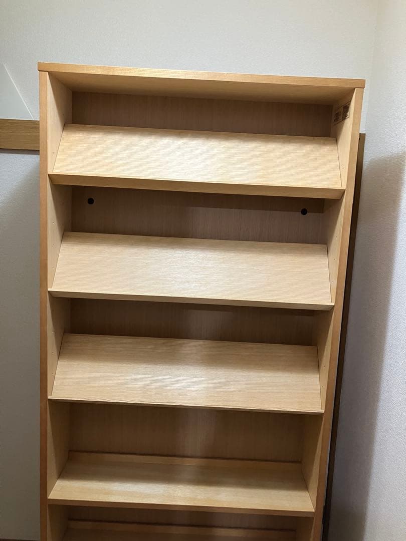 ろ*く様 MUJI 無印良品 本棚 飾り棚　薄型　② 送料込み