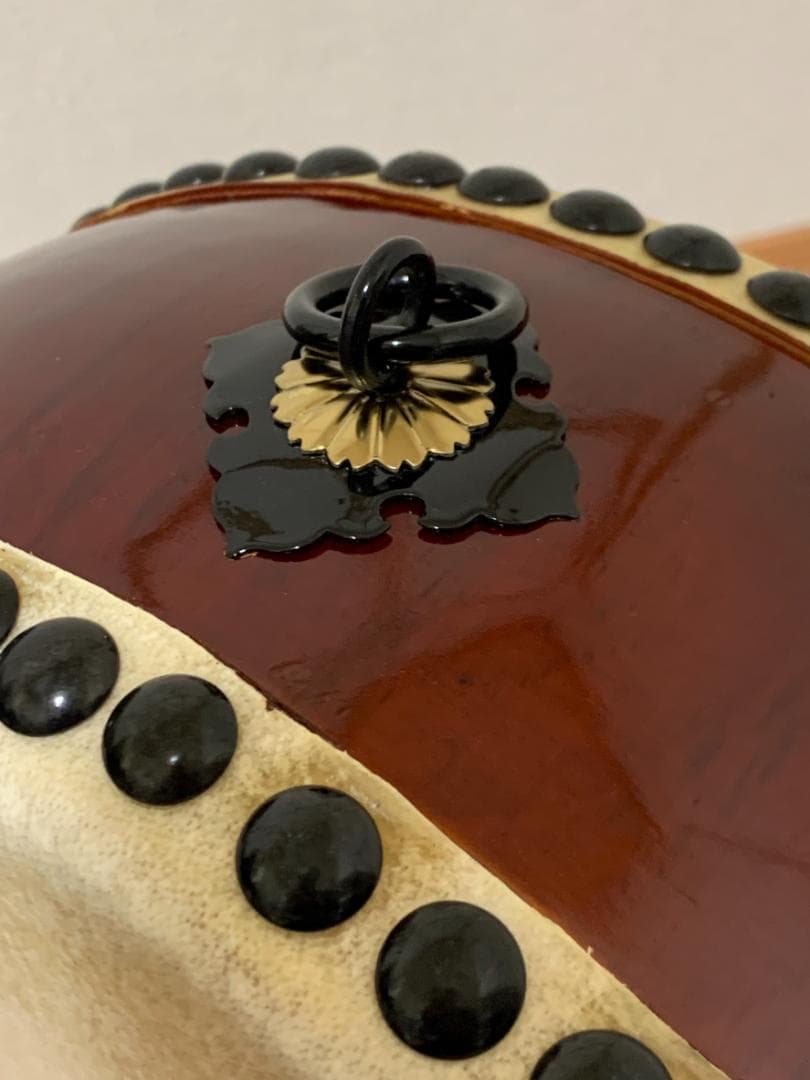 合計35,750円 諏訪工芸 松材 平太鼓 1.2尺 台座バチ専用ケース付き