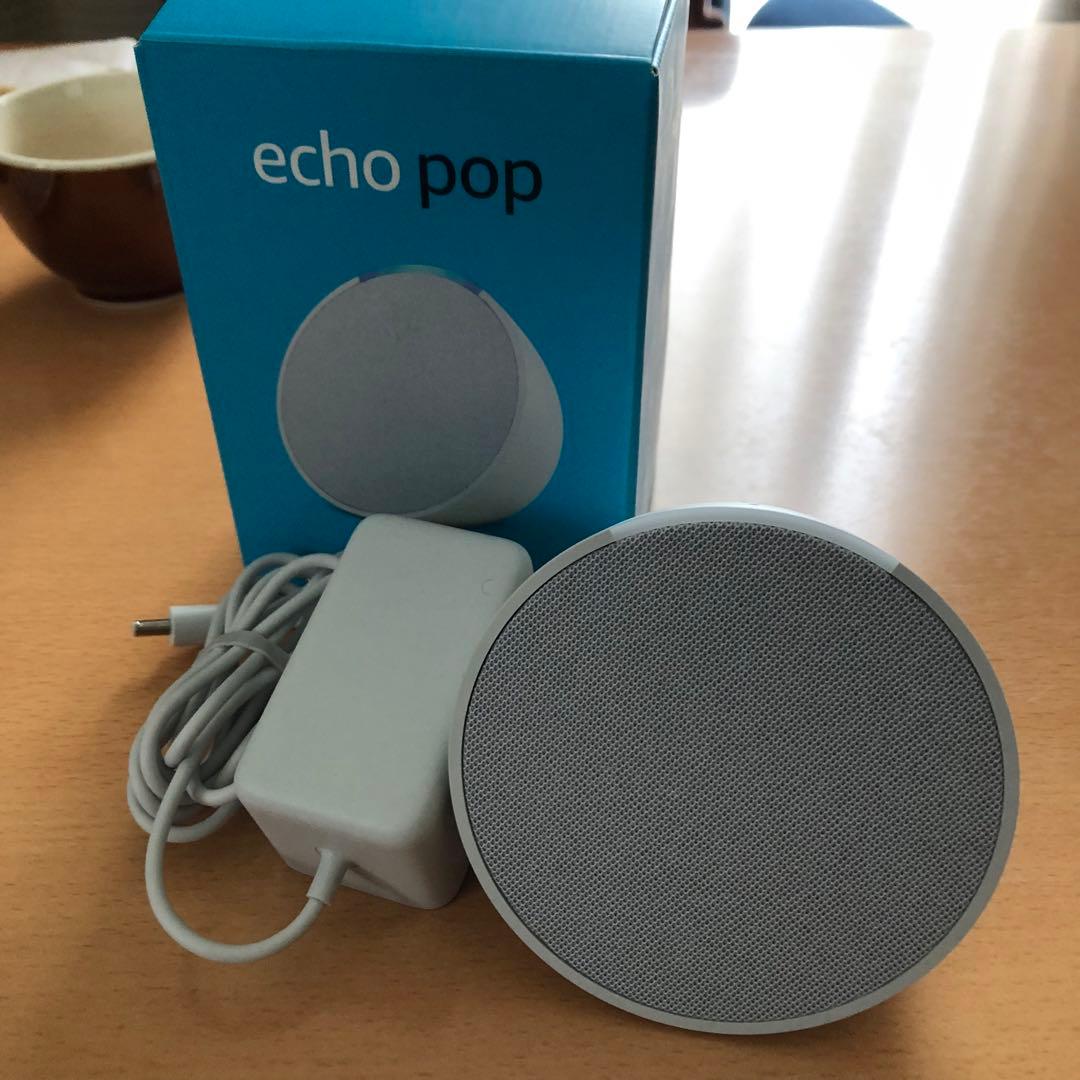 echo pop グレーシャーホワイト2セット &バッテリーベース１個