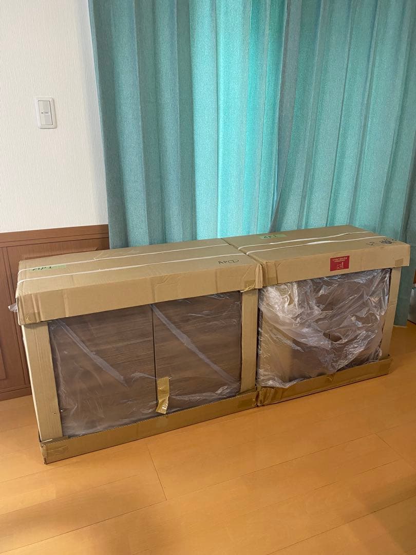 2個1セット　展示品　LIXIL リシェル　ウォールキャビネット 吊戸棚