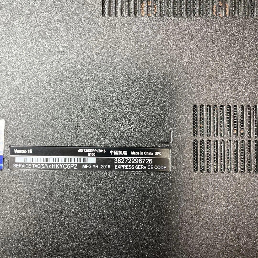 DELL Vostro15 3568 メモリ16GB SSD512GB