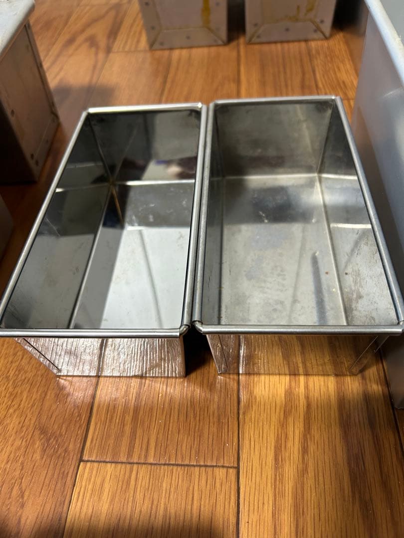 JHBS 中古パン用型セット17点　食パン型，メッシュ型ほか