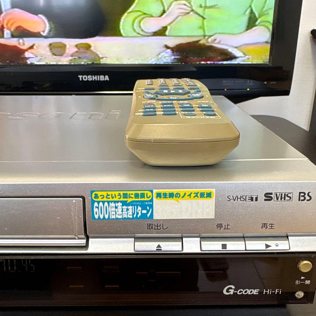 Panasonic ビデオデッキ NV-SVB330 S-VHS 2002年製