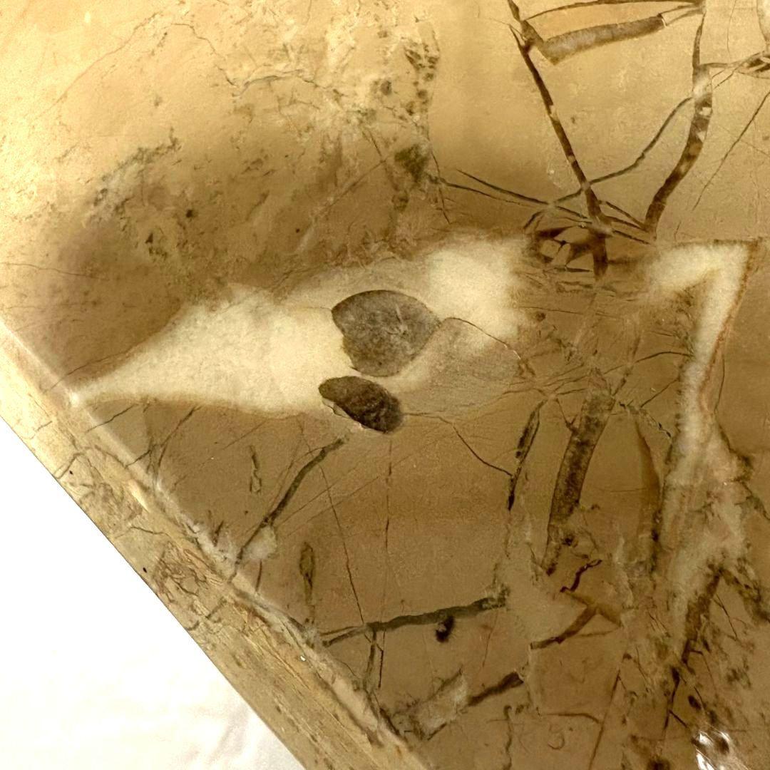 アンティーク調 大理石天板 サイドテーブル チェスト 引出3段 猫足 飾り棚