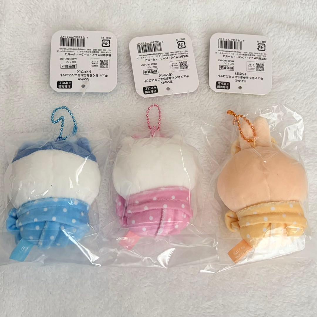 ちいかわ　キュッ　おくるみ　ぷちミニマスコット　ちいかわ　ハチワレ　うさぎ