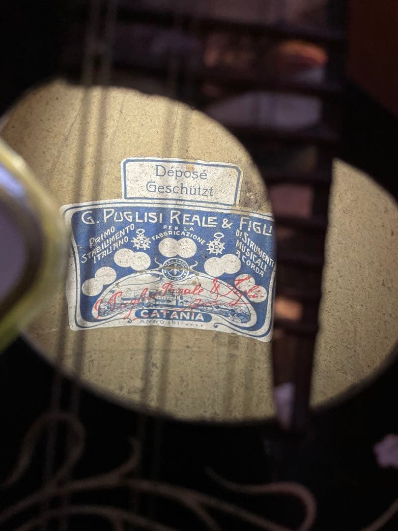 マンドリン本体 G.Puglisi Reale & Figli