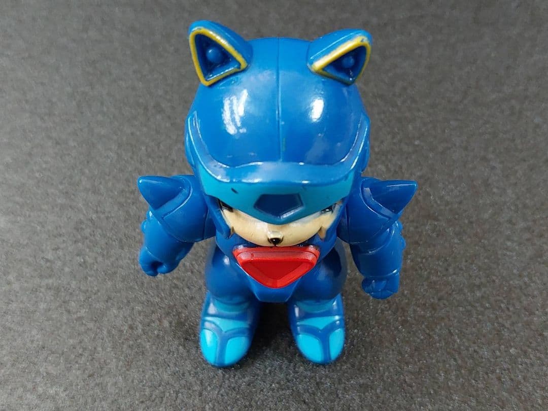 キャッ党忍伝 てやんでえ スカシー 1990 ソフビ フィギュア バンダイ