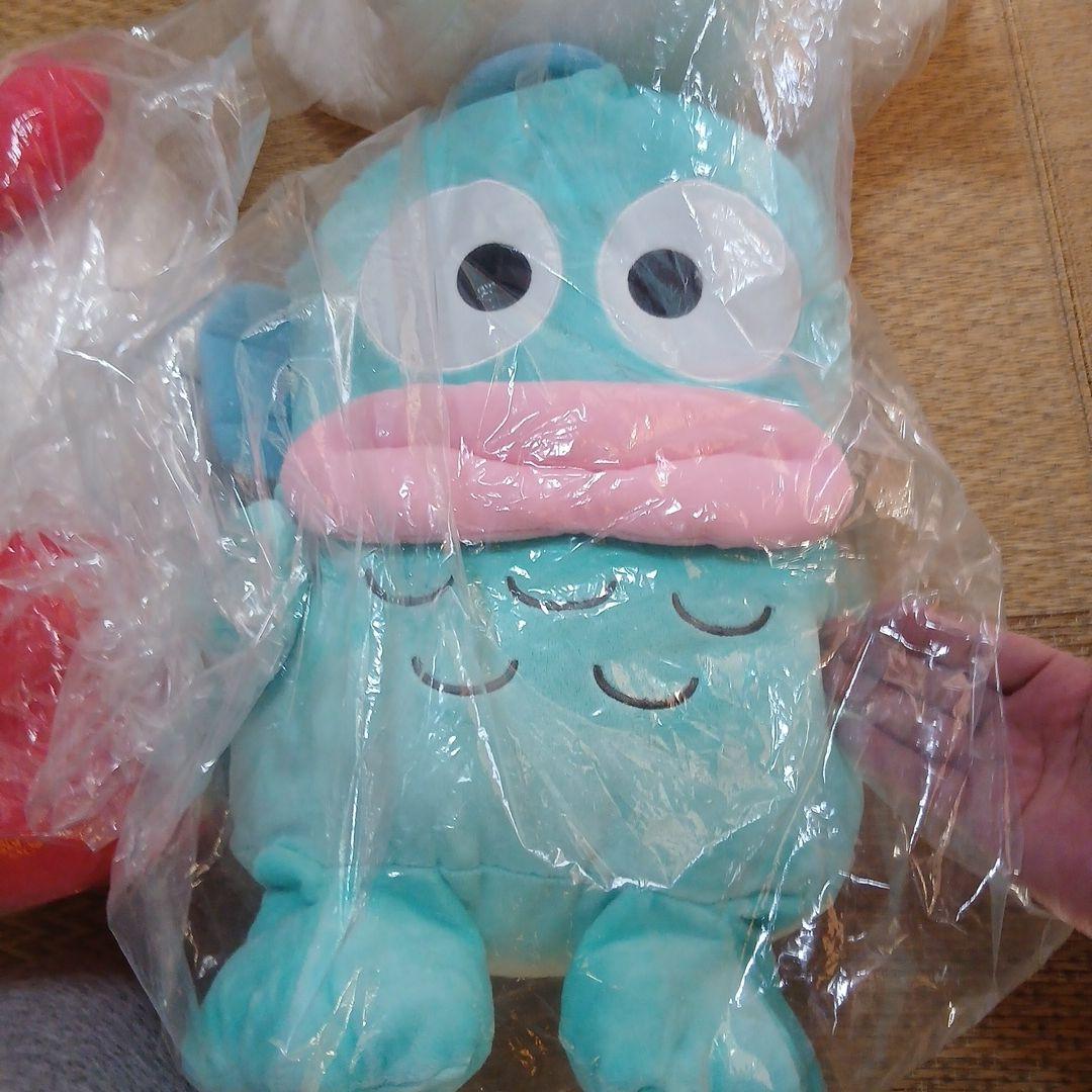 新品３体■サンリオぬいぐるみ特大　キティーちゃん　シナモンロール　ハンギョドン