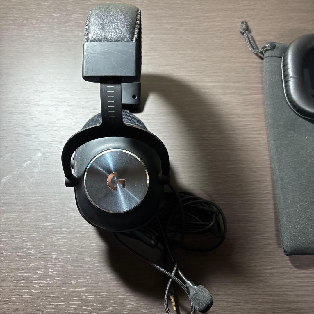 【美品】ロジクール PRO X ヘッドセット ★交換用イヤーパッド付き