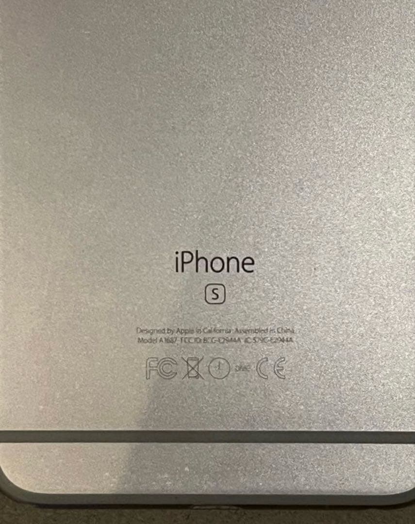 iPhone6s plus シルバー　バッテリー100% セット