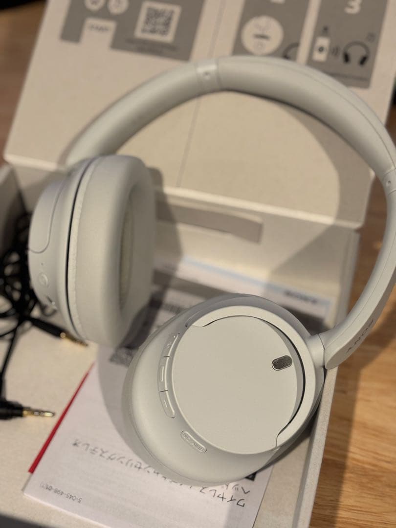 SONY WH-CH720N ノイズキャンセリングヘッドホン／ホワイト
