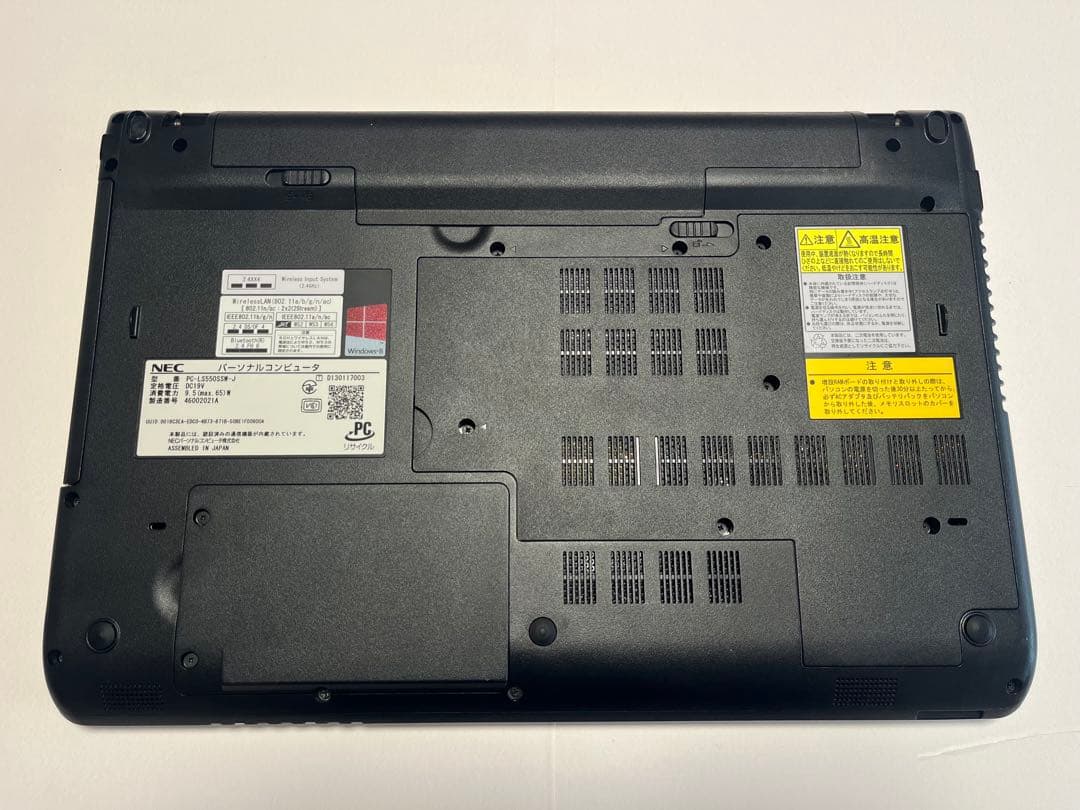NEC ノートPC LS550/S