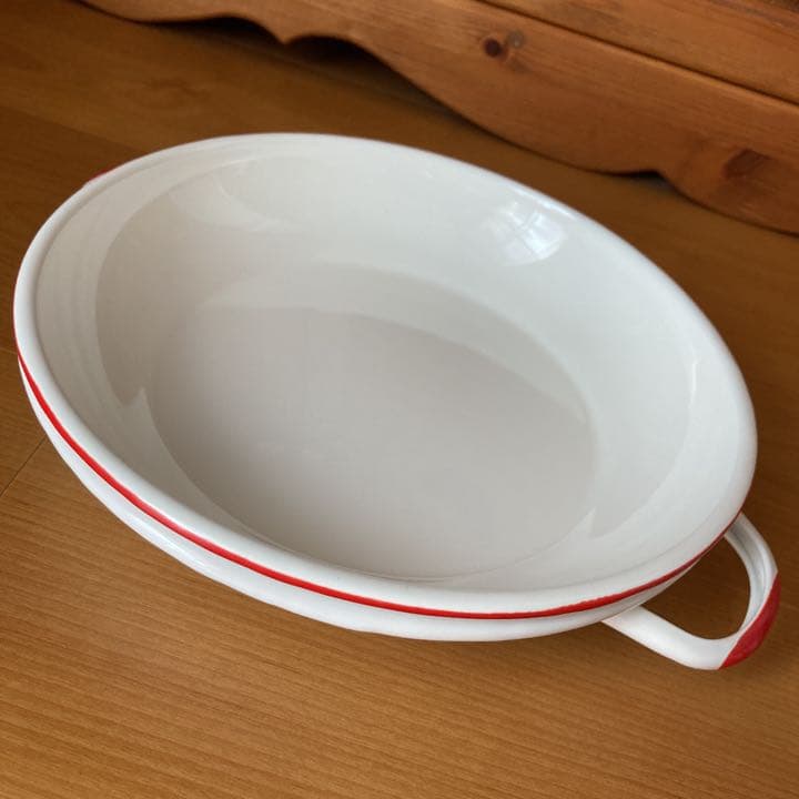 入手困難　激レア　アメリカンカントリー　ホーロー　コランダー　レッドリム　新品