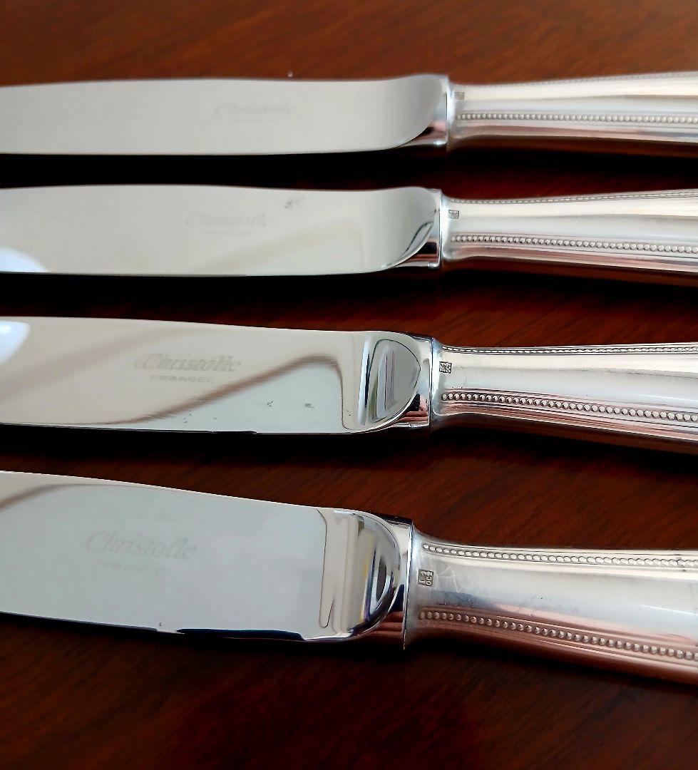 クリストフル　テーブルナイフ　4本セット