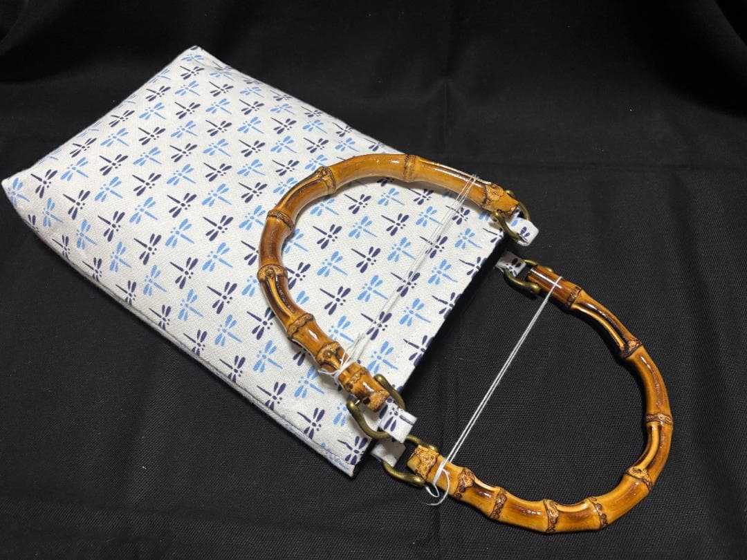 蜻蛉　バンブー手提げ