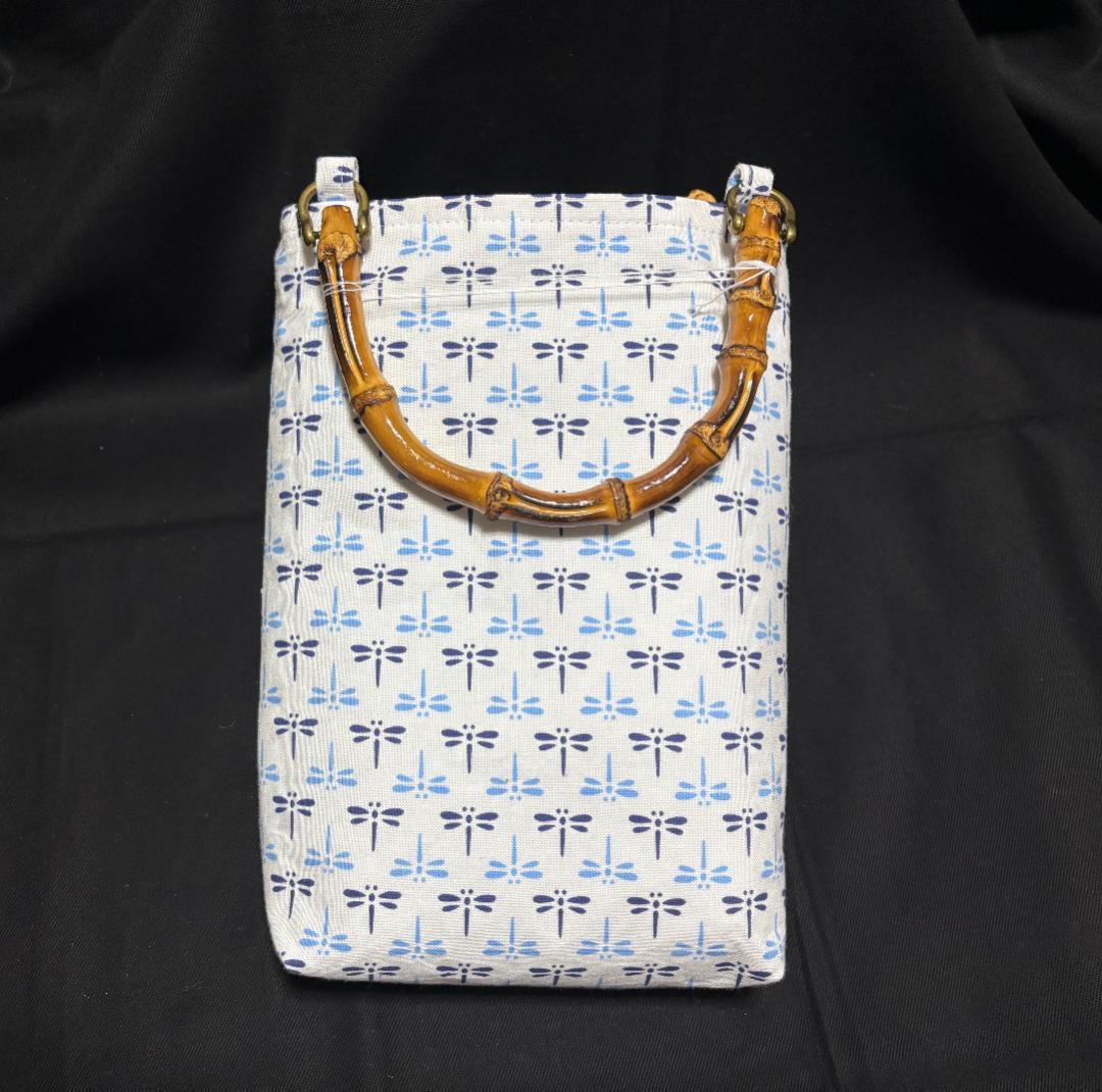 蜻蛉　バンブー手提げ