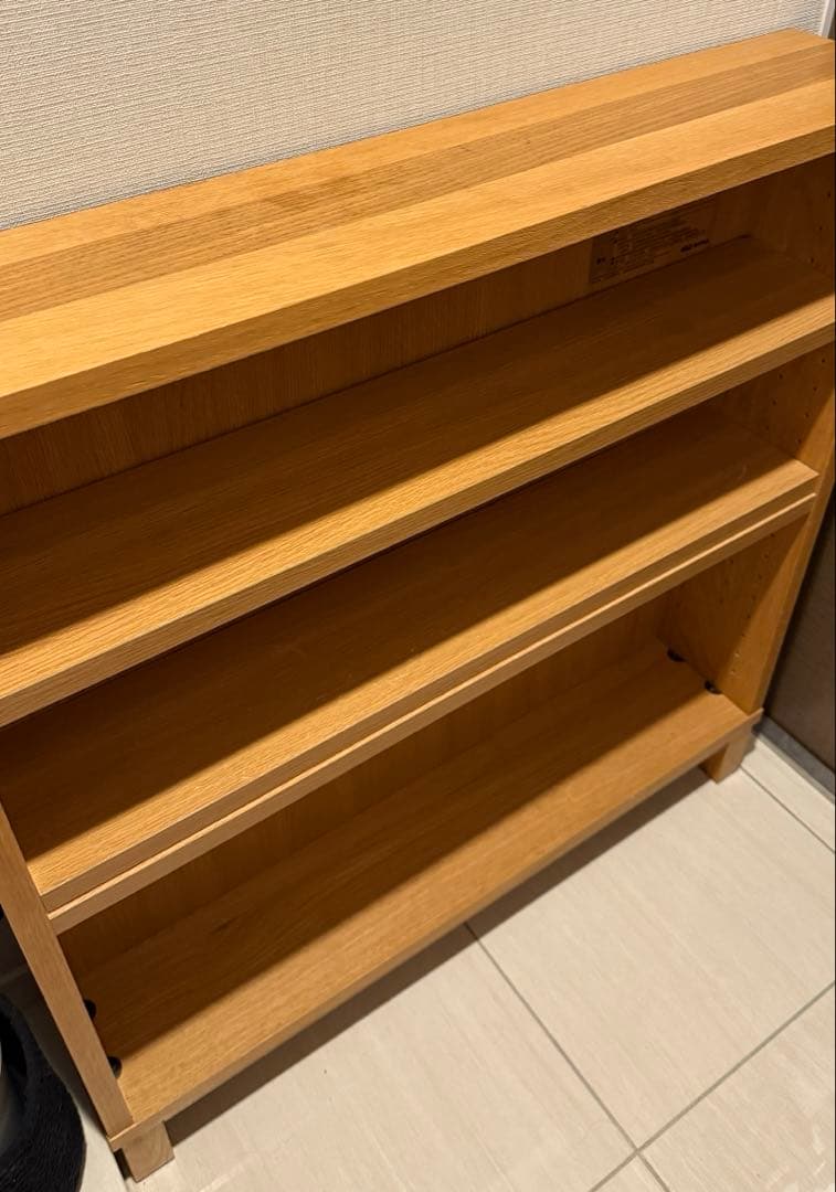 廃盤品‼︎ 無印良品　薄型（奥行き14㎝）　本棚　ラック　オーク材