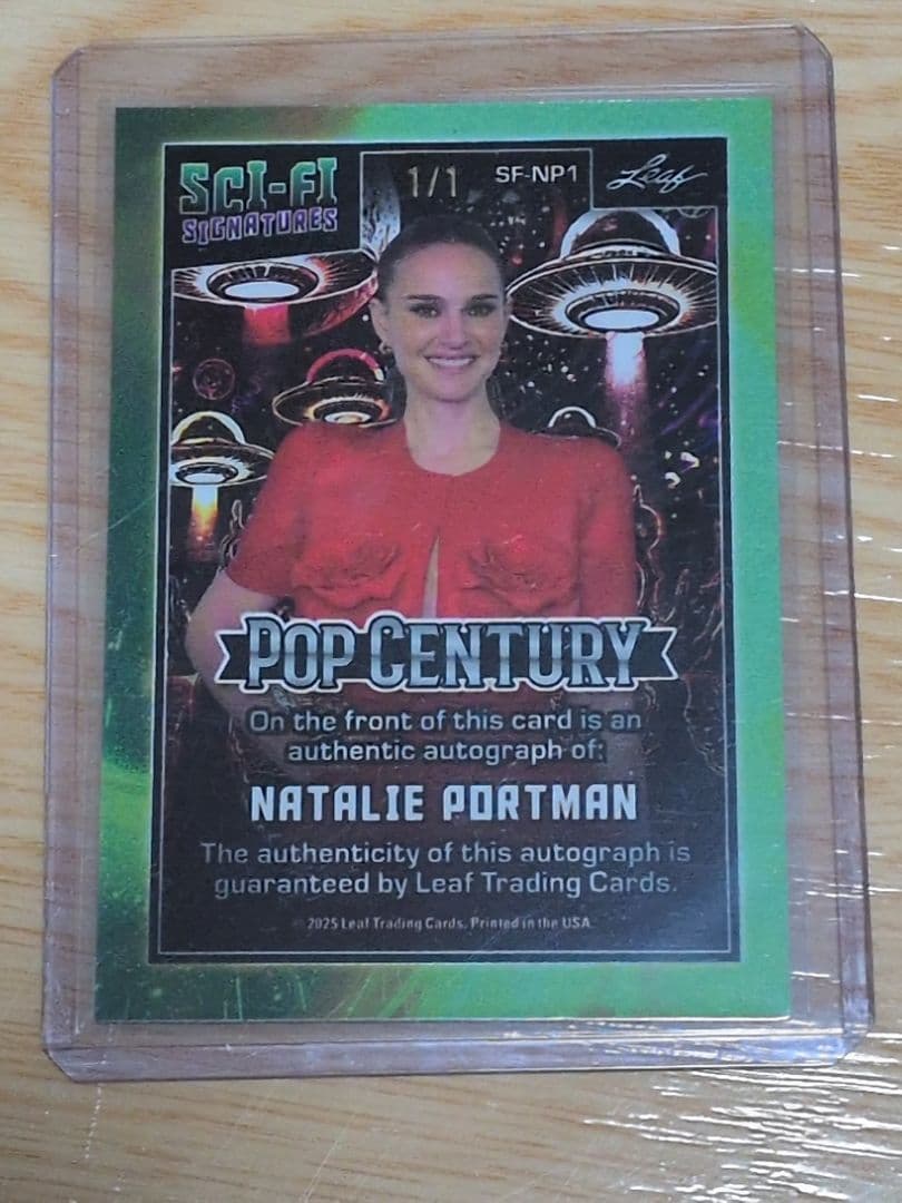2025 POP CENTURY Natalie Portman サイン1/1