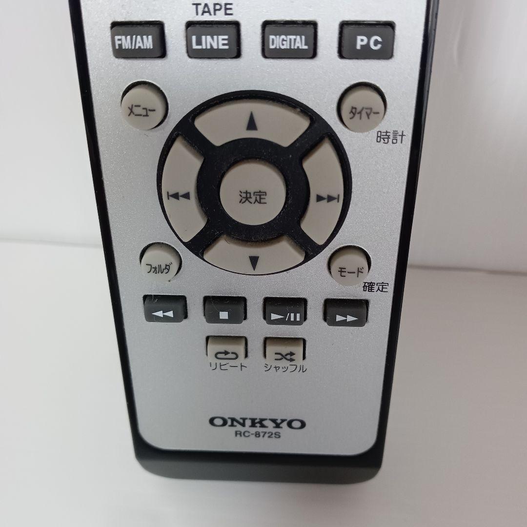 【美品】ONKYO X-NFR7／NFR-9 純正リモコン RC-872S