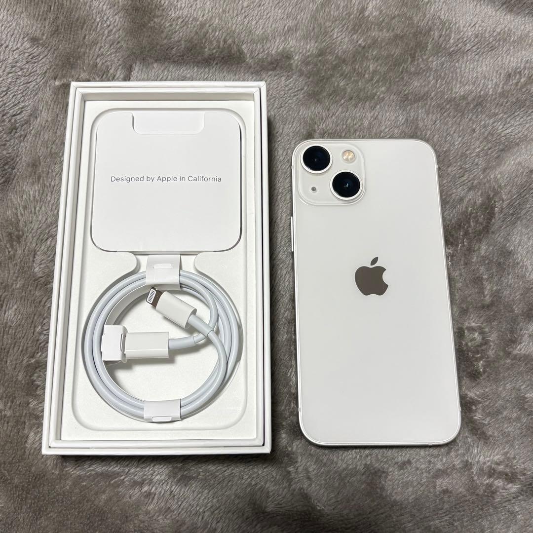 【美品】Apple iPhone 13mini 512GB スターライト