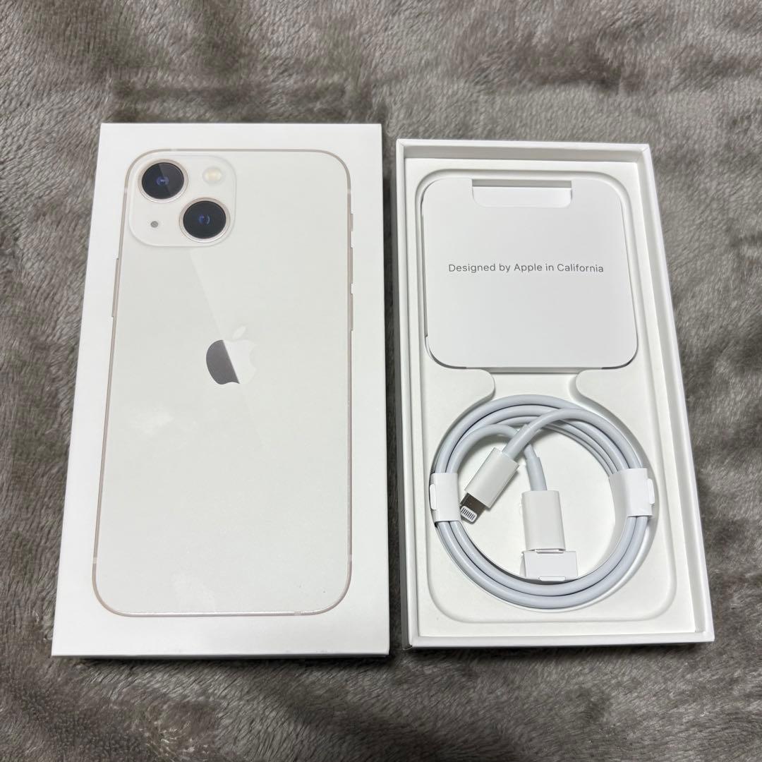 【美品】Apple iPhone 13mini 512GB スターライト